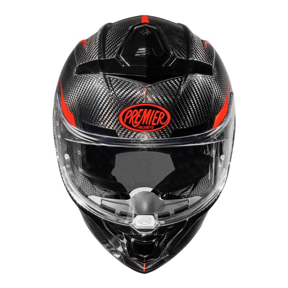 Premier Devil Carbon ST2 Helmet - Black/Red