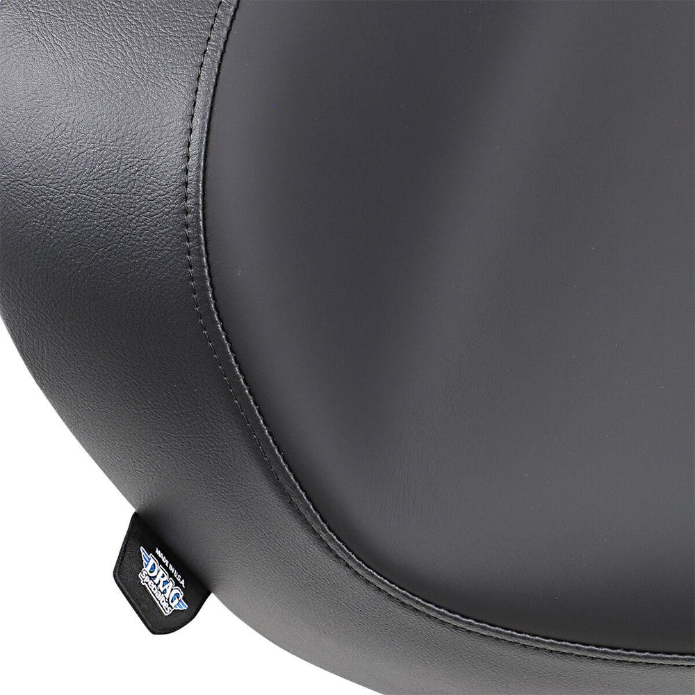 Drag Specialties Smooth Solo Seat For Harley Davidson FLST 1340 1987-1990 - Black