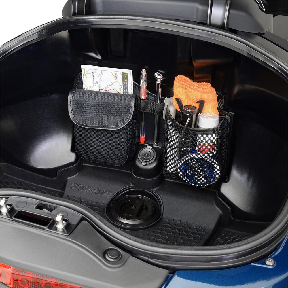 Show Chrome Trunk Organizer For Can Am Spyder 1330 F3-T 2016-2023 - Black