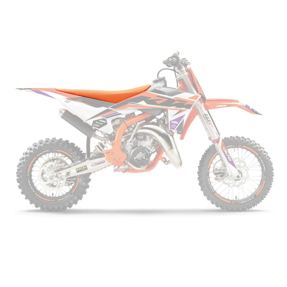 Blackbird Pyramid Seat Cover For KTM SX65 2024-2026 - Orange