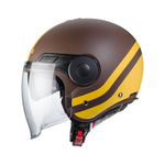 Caberg Uptown Chrono Helmet Brown/Mustard Yellow