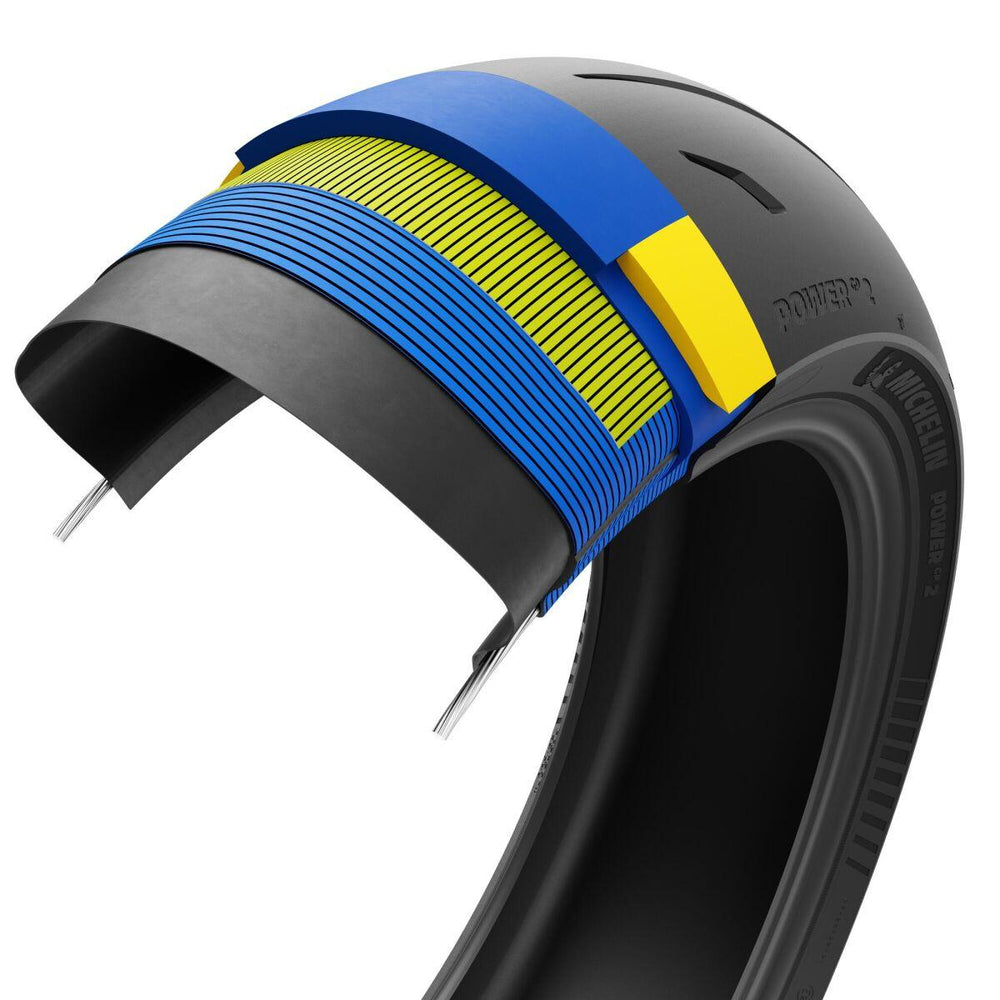 Michelin Power GP 2 Rear Tyre TL 69 W 160 60ZR17"