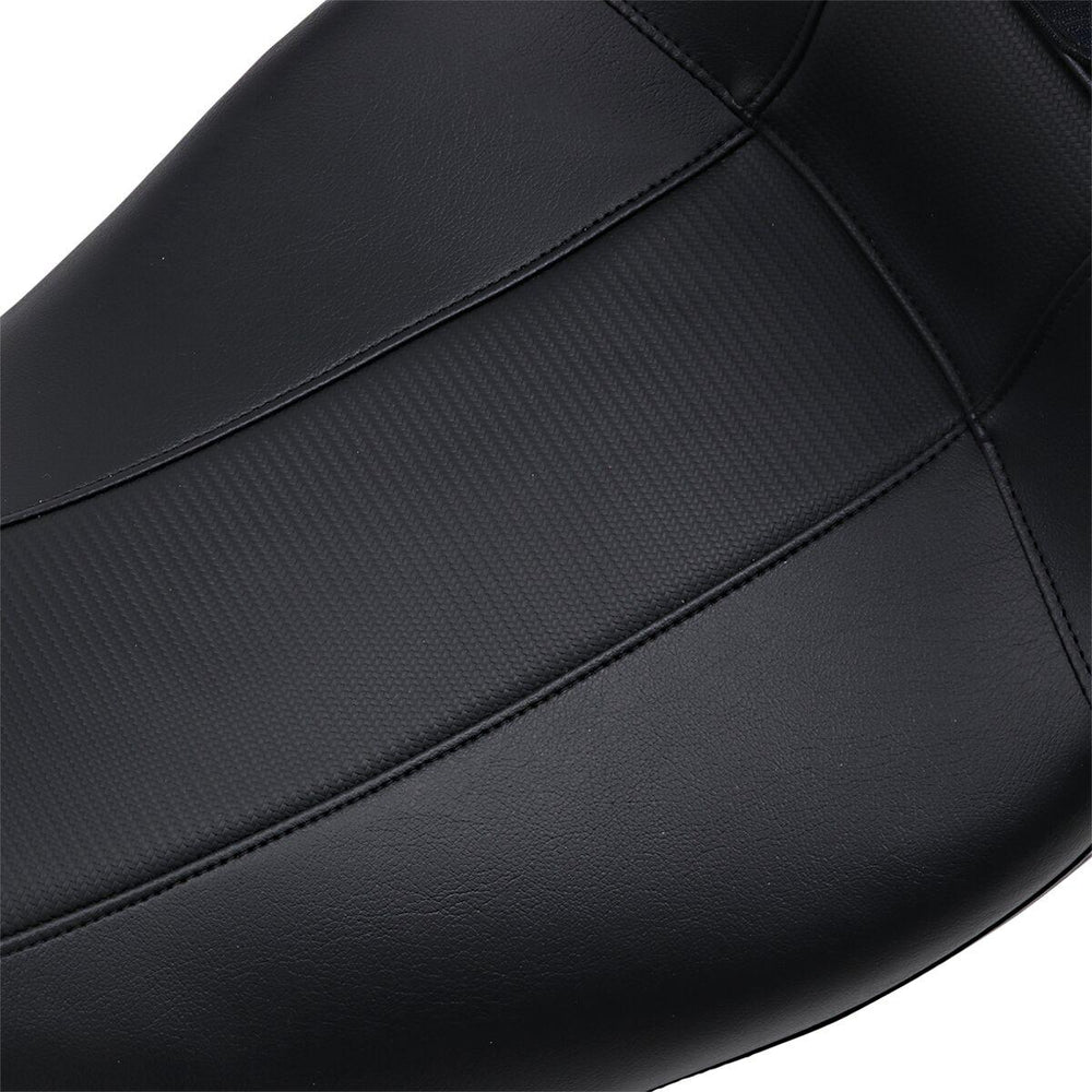 LE Pera Outcast GT Seat With Backrest For Harley Davidson FLH 1868 ABS 2021 Carbon Fiber - Black