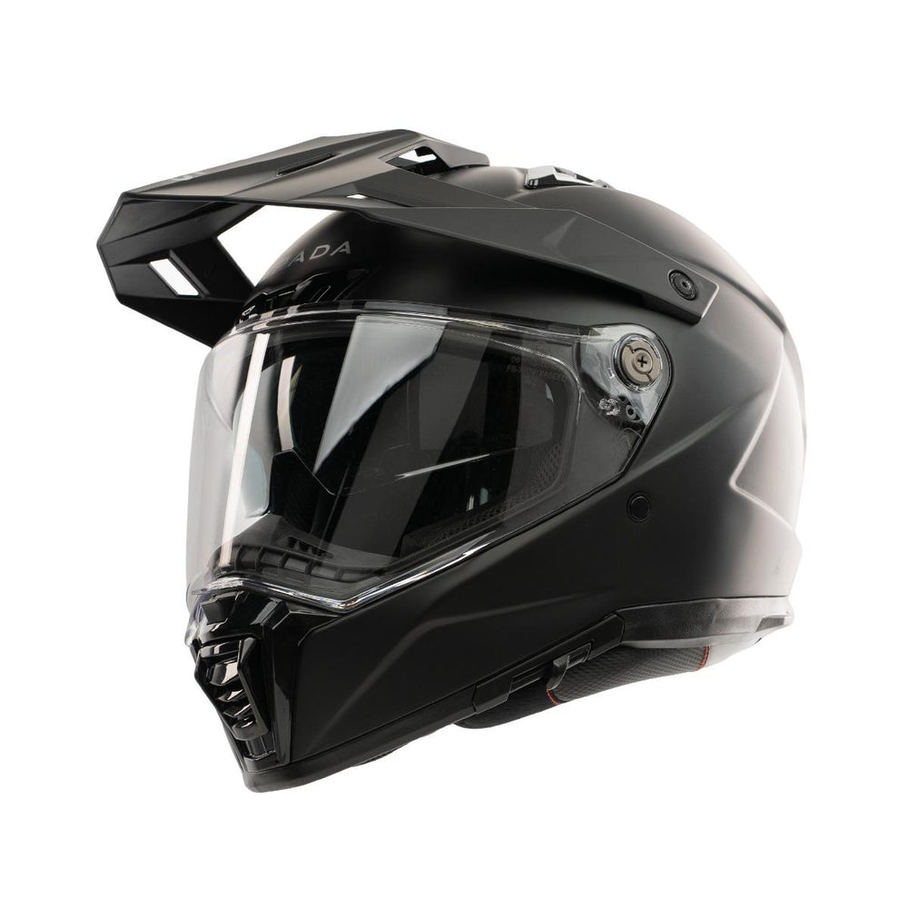 Spada Trailhawk Adventure Motorcycle Helmet - Matt Black