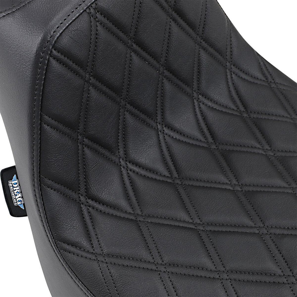 Drag Specialties Predator III Black Stitching Seat For Harley Davidson FXFB 1750 2018-2019 - Black