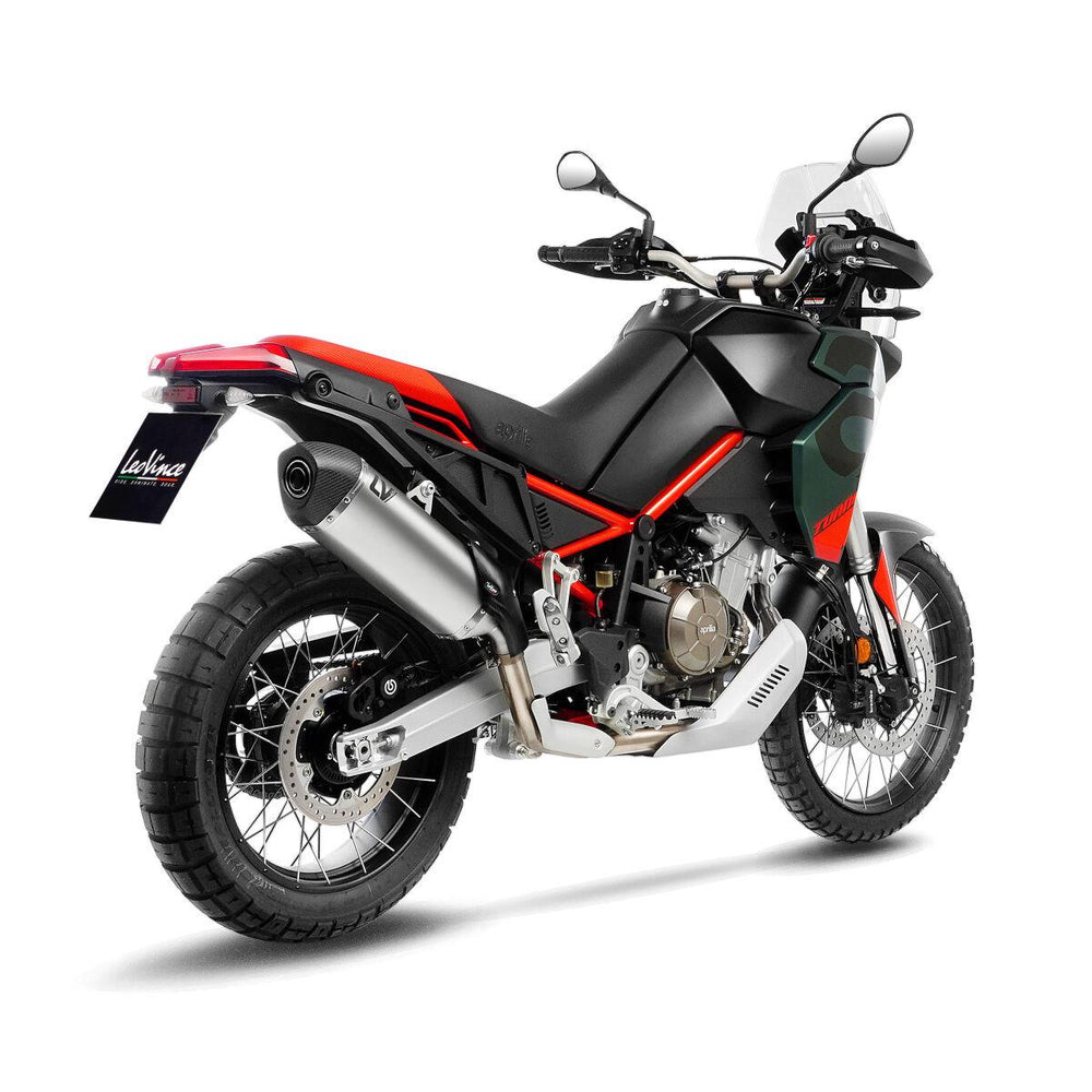 LeoVince LV-14 Stainless Steel Silencer For Aprilia Tuareg 660 2022-2025