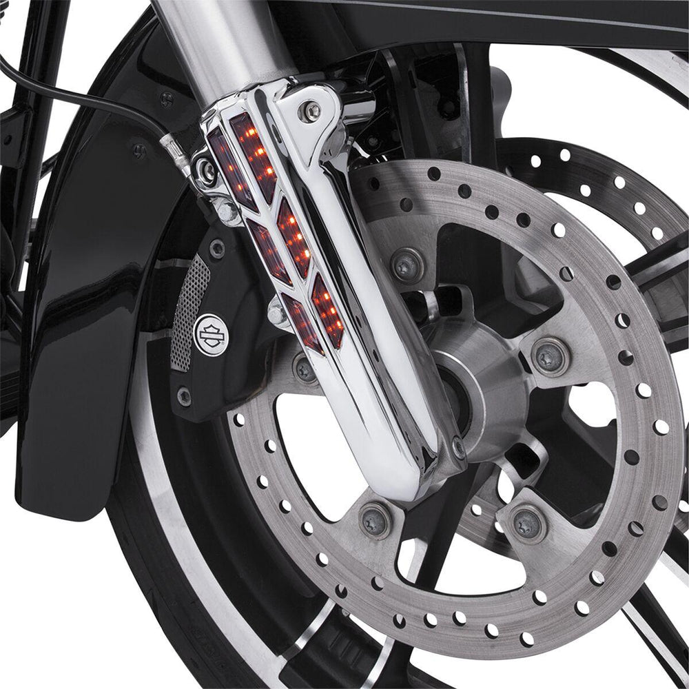Ciro Forkini Lower Fork Leg Covers For Harley Davidson FLH 1868 ABS 2021 - Chrome