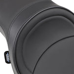 Drag Specialties Low-Profile Mild Stitched Touring Seat For Harley Davidson XL 1200 C 2004-2020 - Black