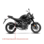 LeoVince Footpeg Removal Kit For Yamaha MT-07 ABS 2025-2026 - Black