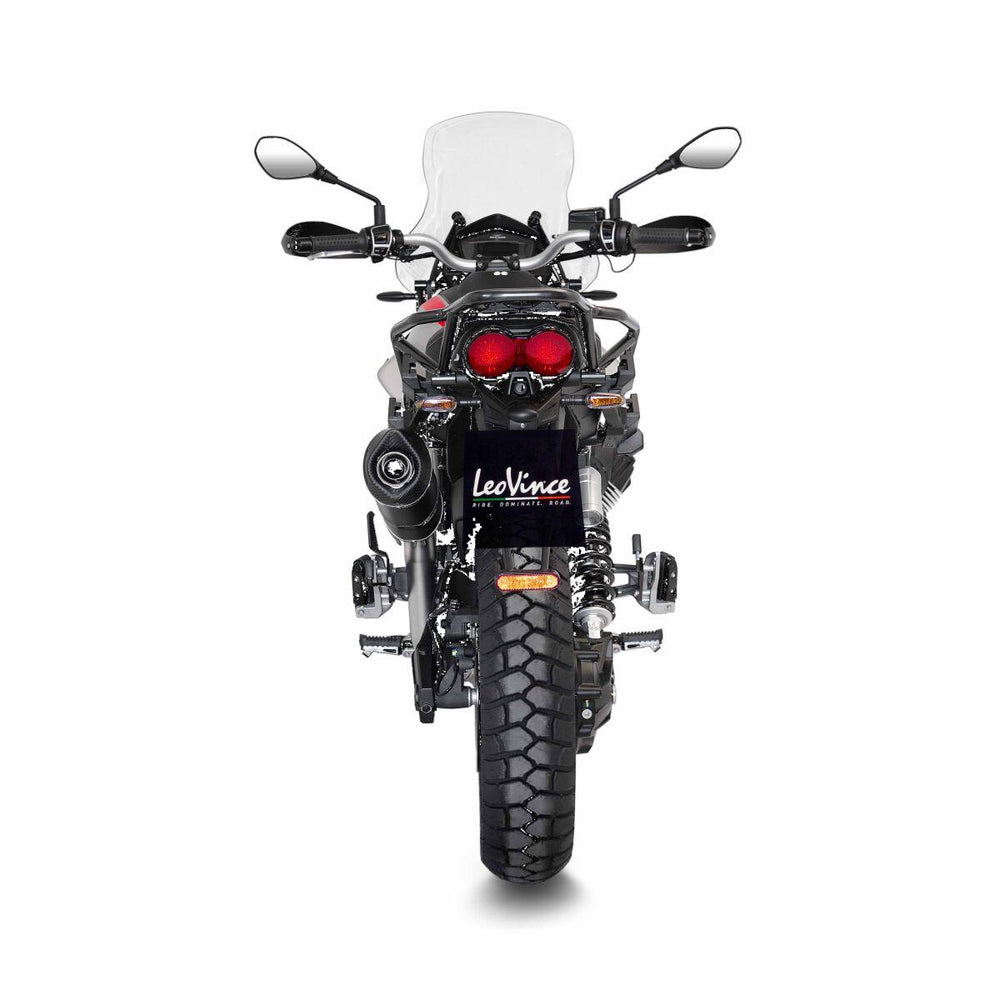 LeoVince LV One Evo Black Edition  Silencer For Moto Guzzi V85 850 TT 2018-2024 Left