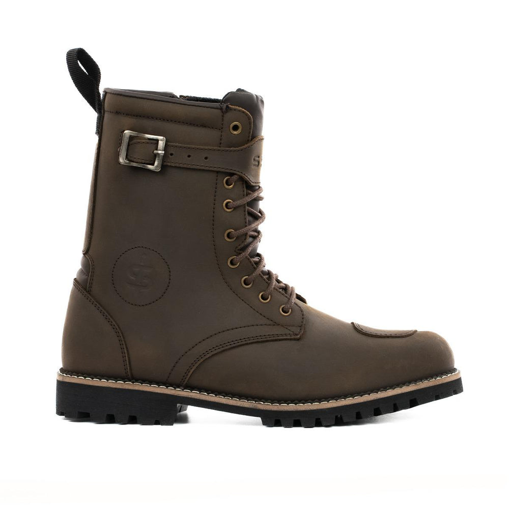 Spada Pilgrim Grande Rev 2 Waterproof Motorcycle Boots - Brown