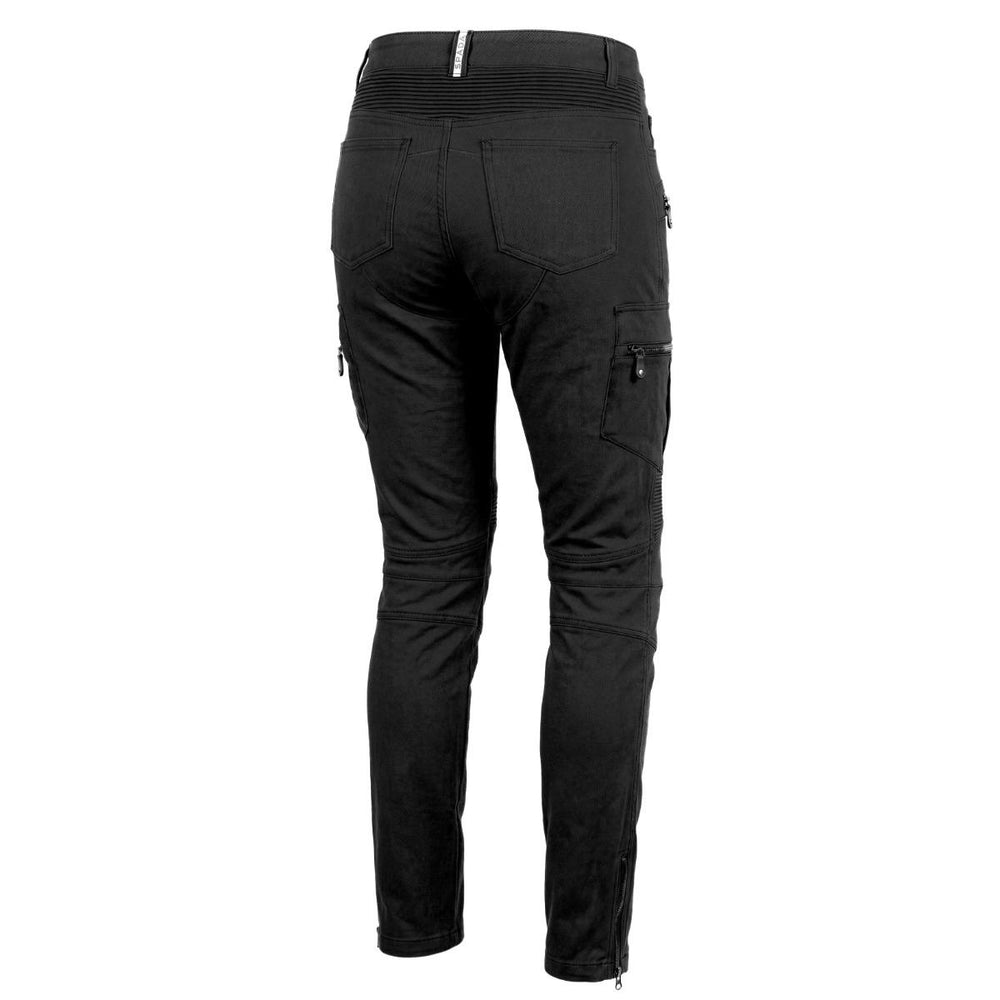 Spada Glide Ladies Utility Motorcycle Trousers - Fuel Black (Leg - L28)