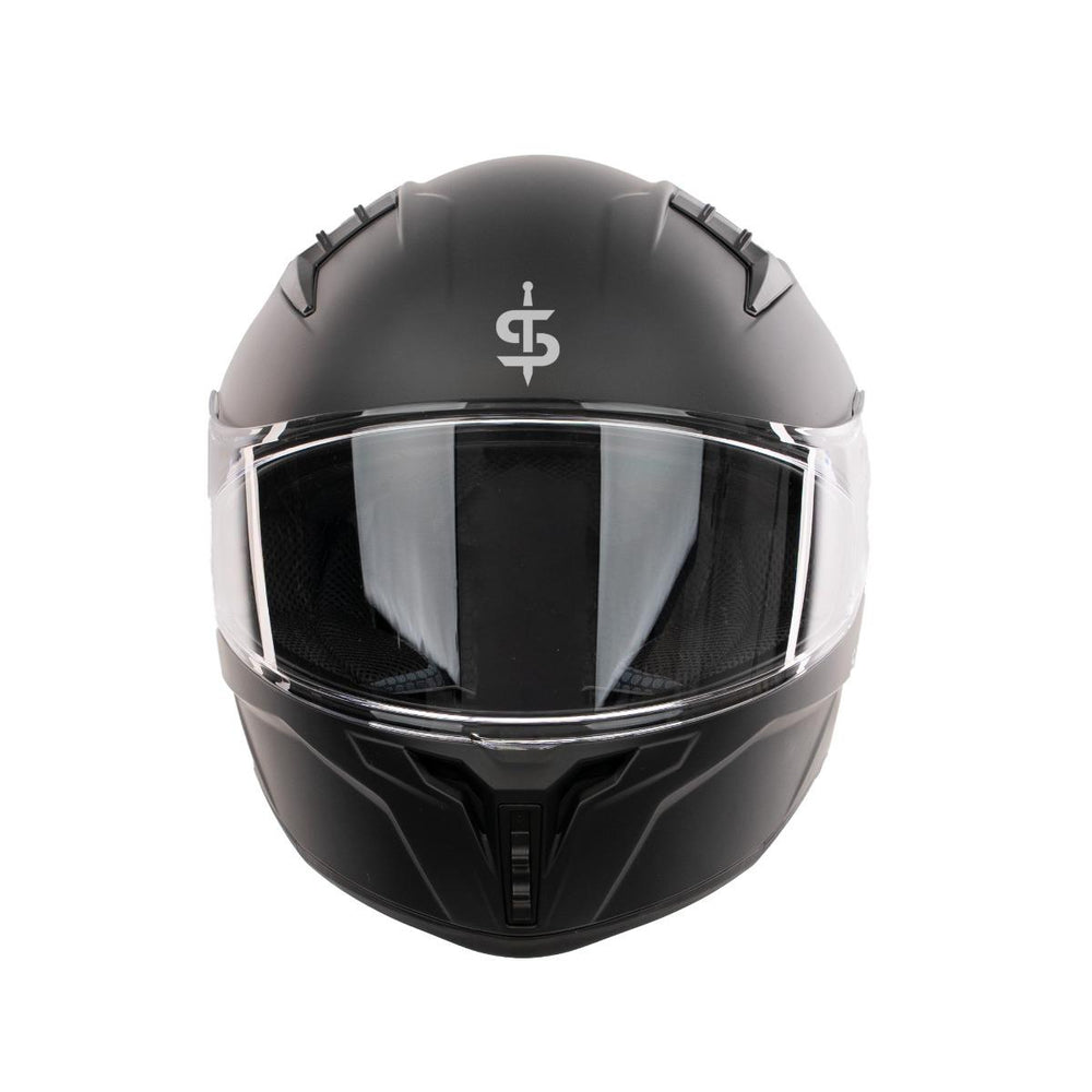 Spada Raiden 3 Full Face Motorcycle Helmet - Matt Black