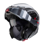 Caberg Horus X Road Matt Black Gun Metal White Helmet