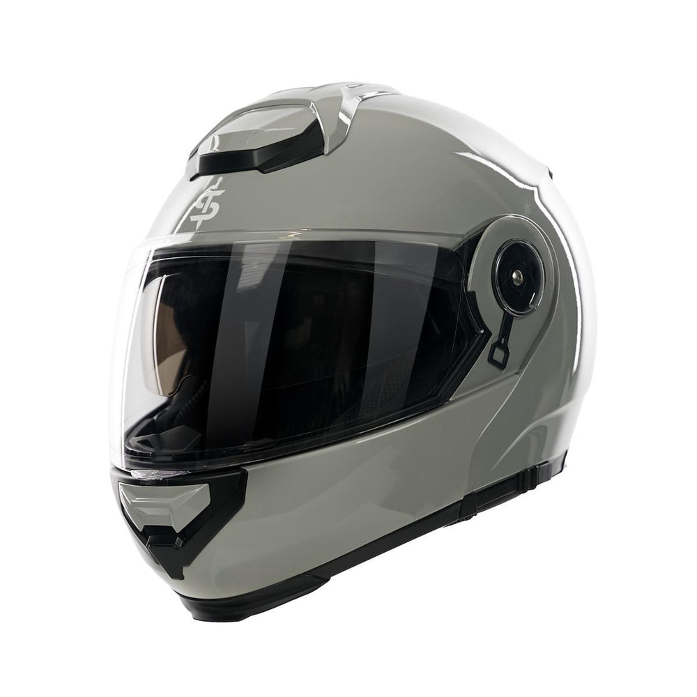 Spada Bastion Flip Front Motorcycle Helmet - Grey