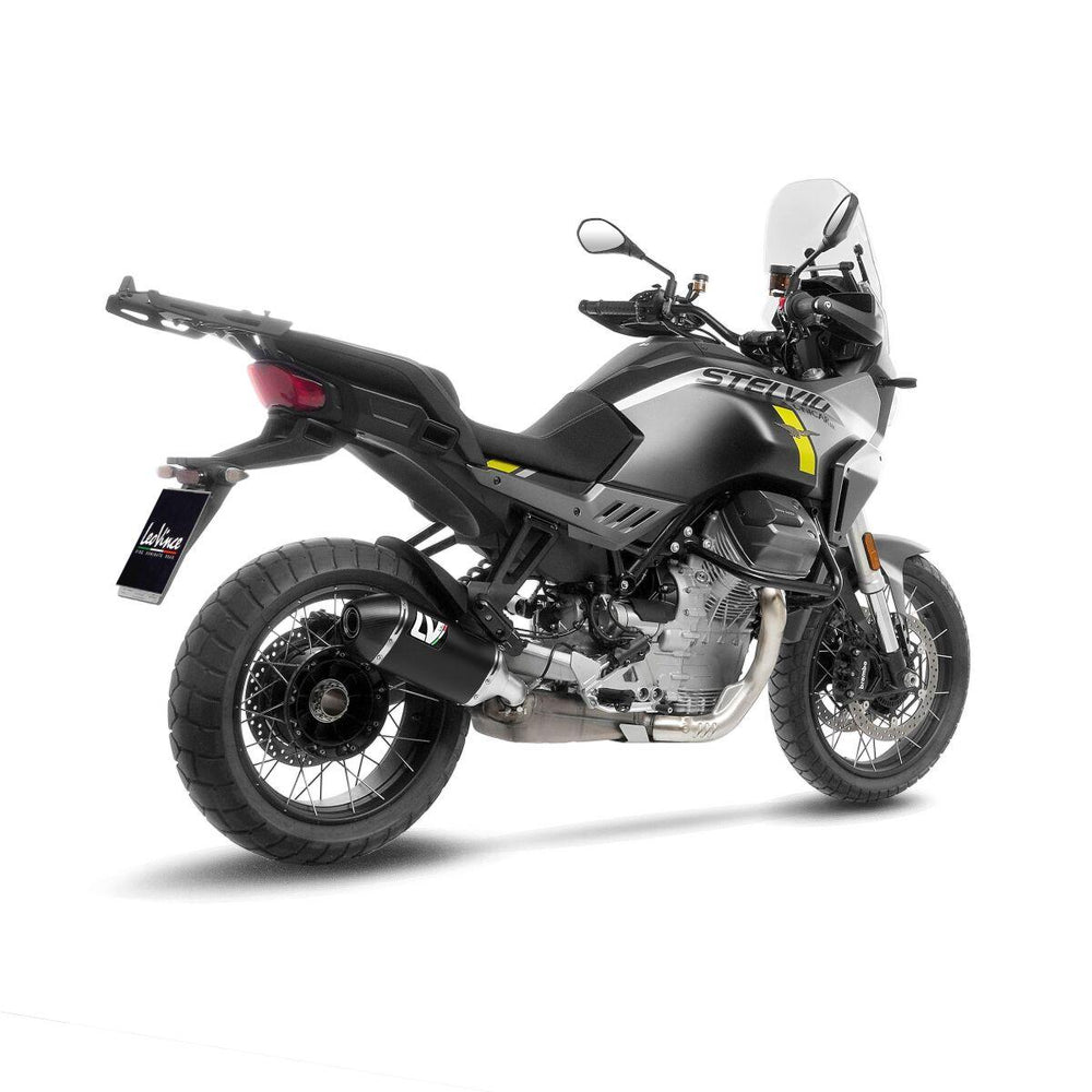 LeoVince LV-14 Black Edition Silencer For Moto Guzzi Stelvio 1000 2024-2025 Right