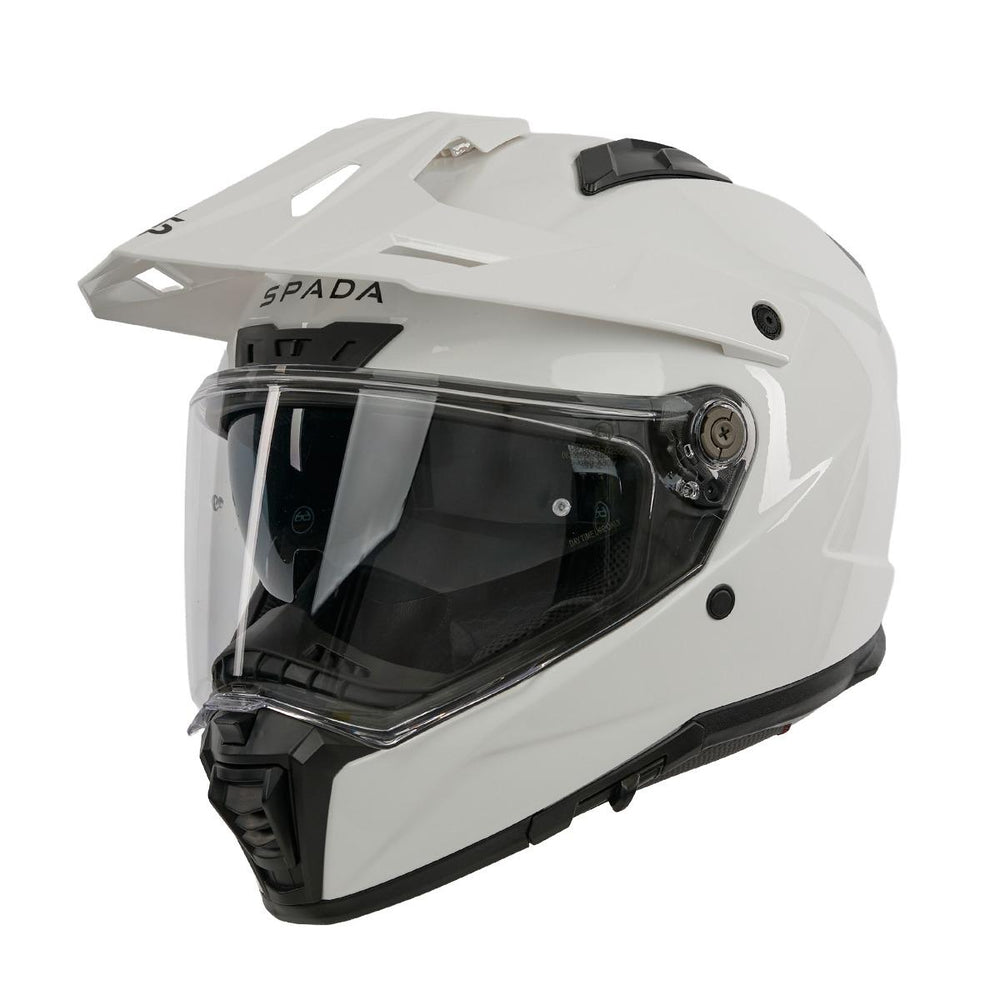 Spada Trailhawk Adventure Motorcycle Helmet - White