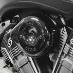 S&S Cycle Stealth Air Cleaner Kit with Cover For Indian Challenger 108 ABS 2020-2025 - Black