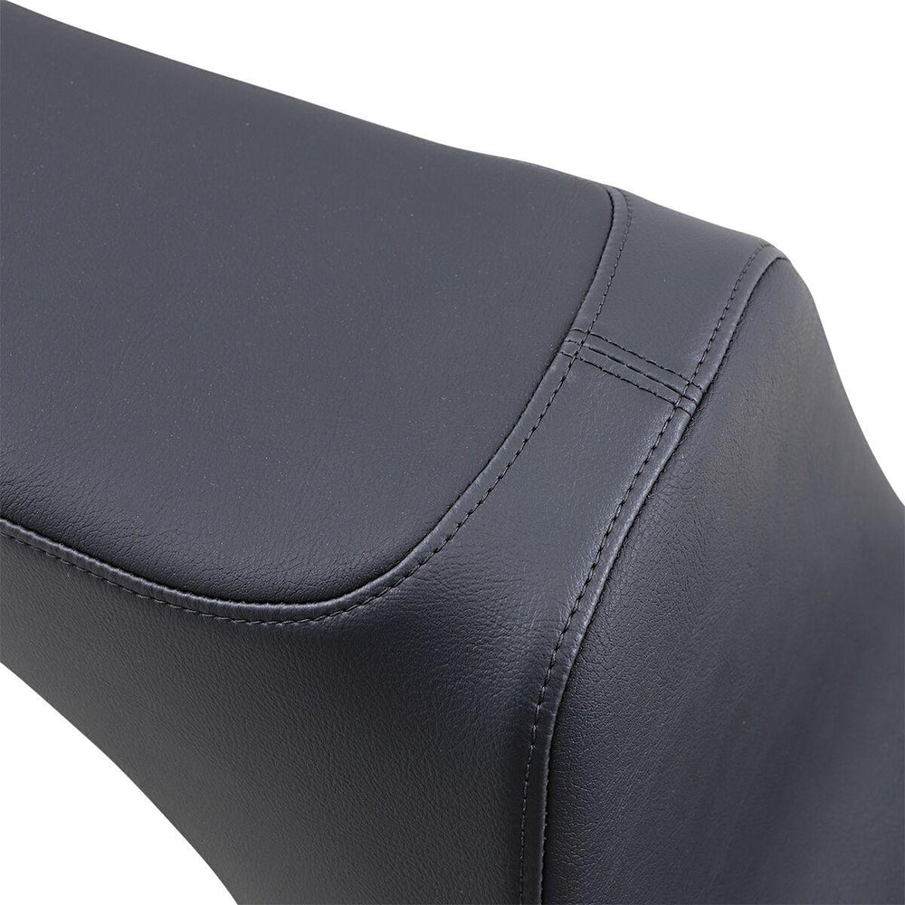 Drag Specialties Predator III Seat For Harley Davidson FLSTF 1584 2007-2010 Smooth - Black