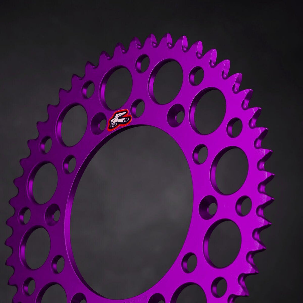 Renthal Ultralight Sprocket For Yamaha WRF250 2001-2025 Rear 48T - Purple