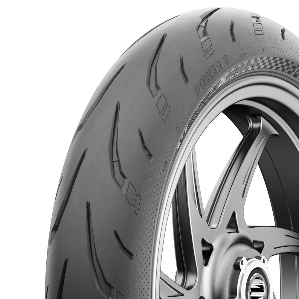 Michelin Power 6 Front Tyre TL 54W 110 70ZR17"