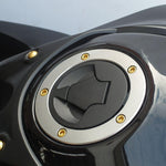 Pro Bolt Aluminium Fuel Cap Kit For Kawasaki ER-6F 650 2012-2016 - Gold