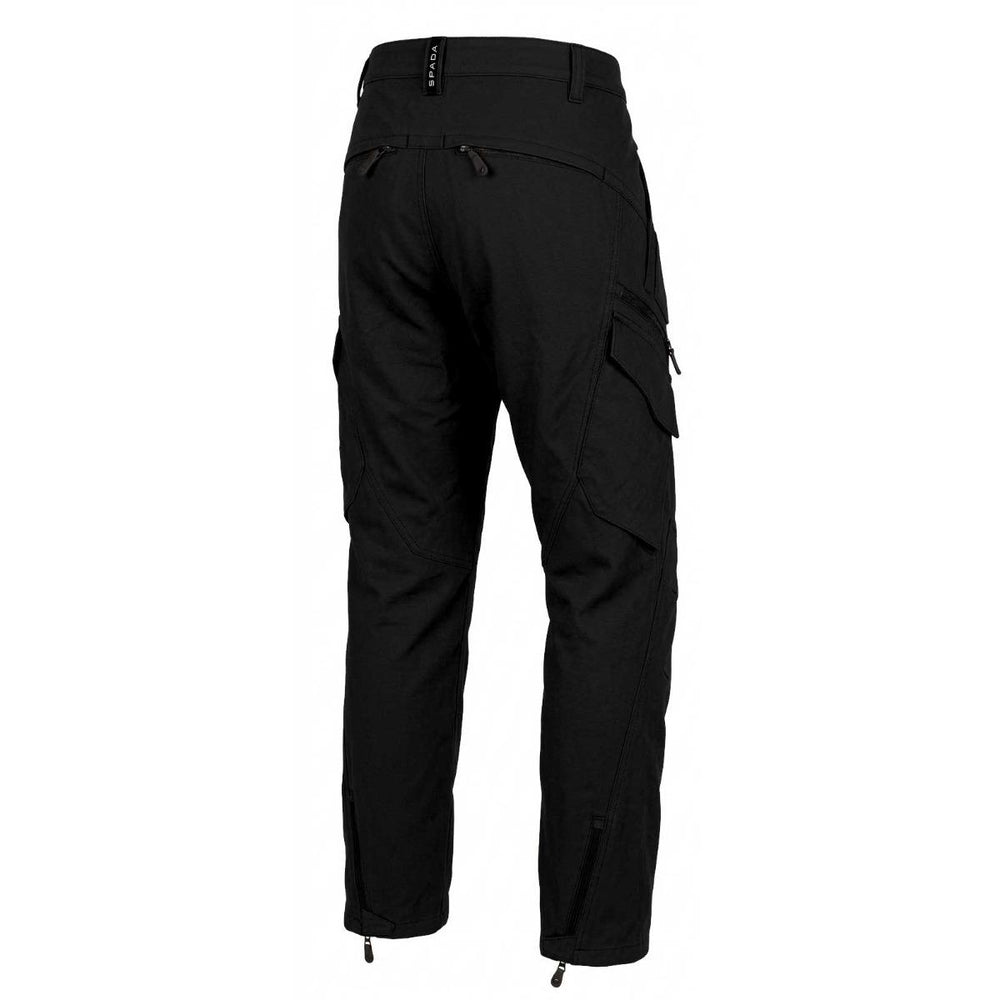 Spada Frontier Men's Combat Motorcycle Trousers - Fuel Black (Leg - L34)