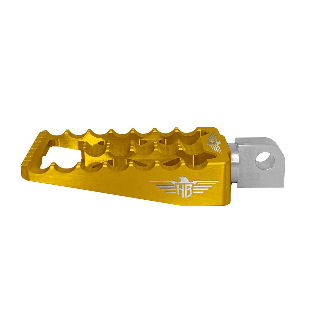 Heinz Bikes Foot Pegs For Harley Davidson FLDE1750 2018-2020 Rear - Gold