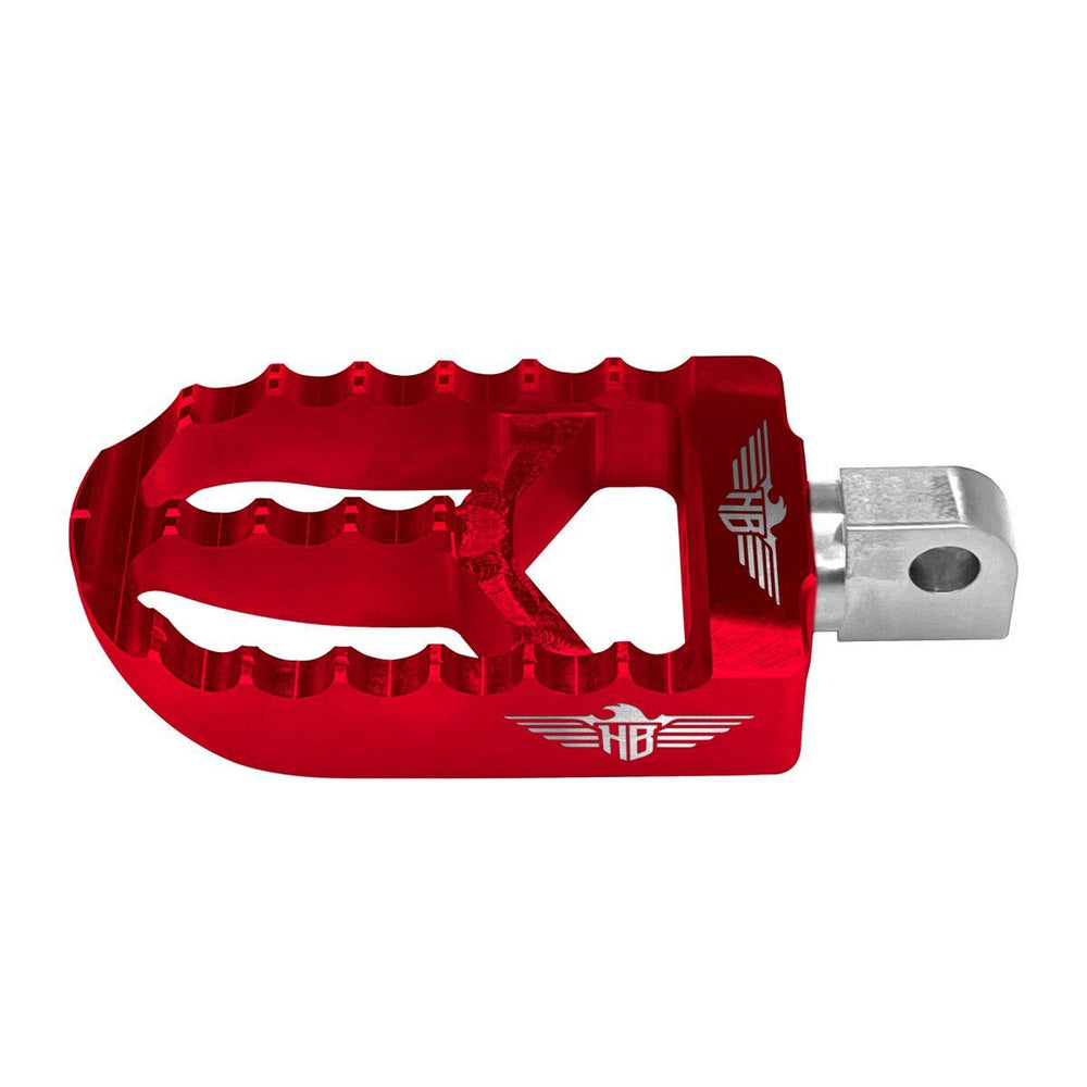 Heinz Bikes Foot Pegs For Harley Davidson FLD 1690 2012-2013 Front or Rear - Red