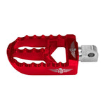 Heinz Bikes Foot Pegs For Harley Davidson FLD 1690 2012-2013 Front or Rear - Red