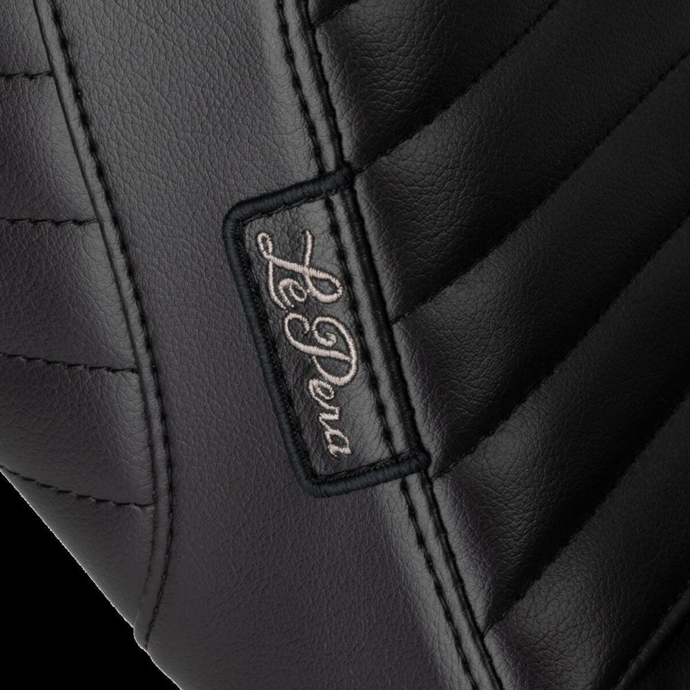LE Pera Kickflip Daddy Long Legs Low Rider Seat For Harley Davidson FLSB 1750 ABS 2018-2024 Pleated - Black