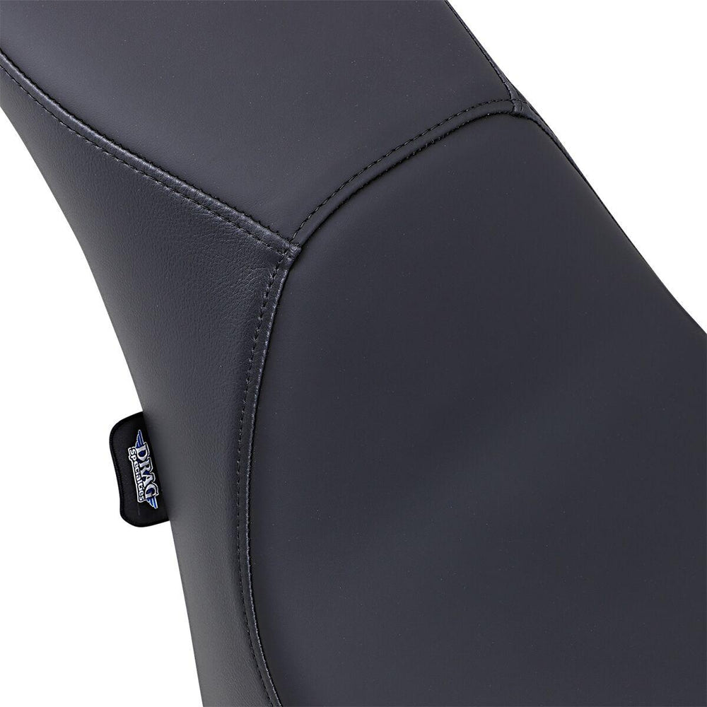 Drag Specialties Predator 2 Up Smooth Seat For Harley Davidson FLST 1340 1987-1990 - Black