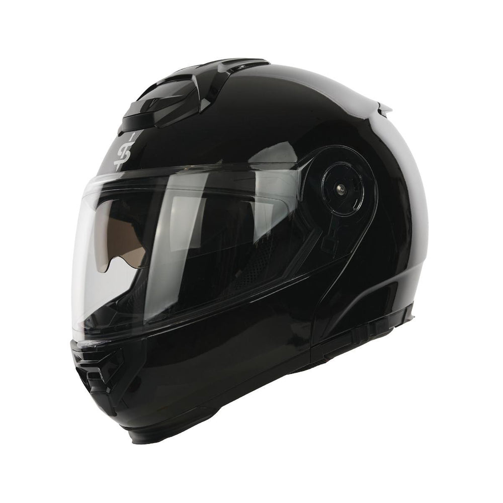 Spada Bastion Flip Front Motorcycle Helmet - Black