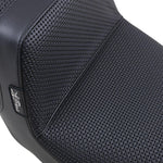 LE Pera Tailwhip Seat For Harley Davidson FLH 1868 ABS 2021 Basketweave - Black
