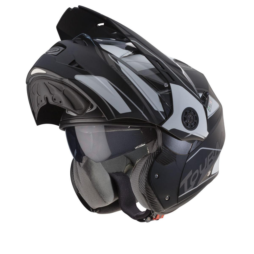 Caberg Tourmax Marathon Flip Up Helmet Matt Black/White/Anthracite