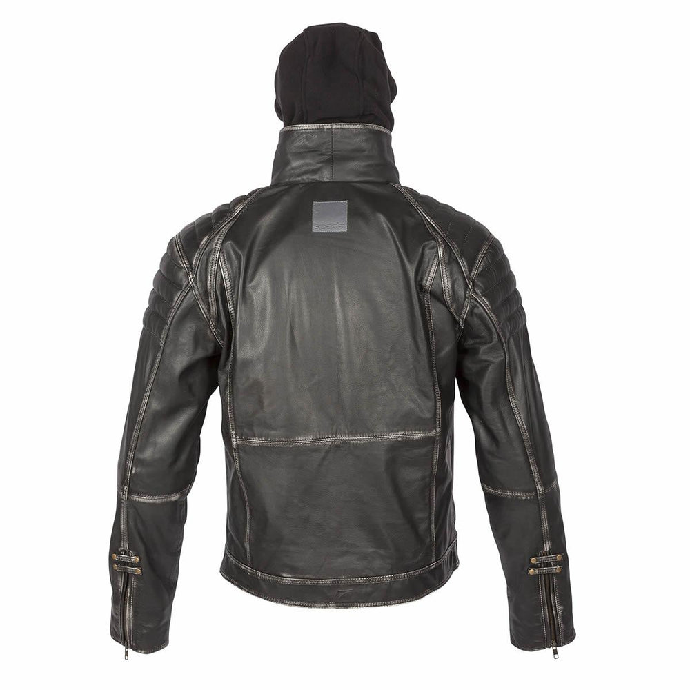 Spada Leather Jacket Peacedog Black