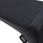 Drag Specialties Predator III Slip Stop Seat For Harley Davidson FLD 1690 2012-2013 Smooth - Black