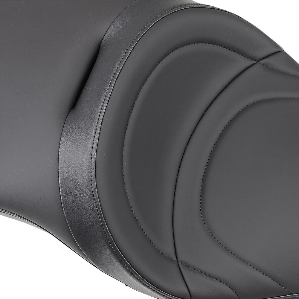 Drag Specialties Low-Profile Touring Seat For Victory Cross Country 106 2010-2015 Mild Stitched - Black