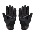 Spada Bennett CE Ladies Leather Motorcycle Gloves - Chocolate Brown