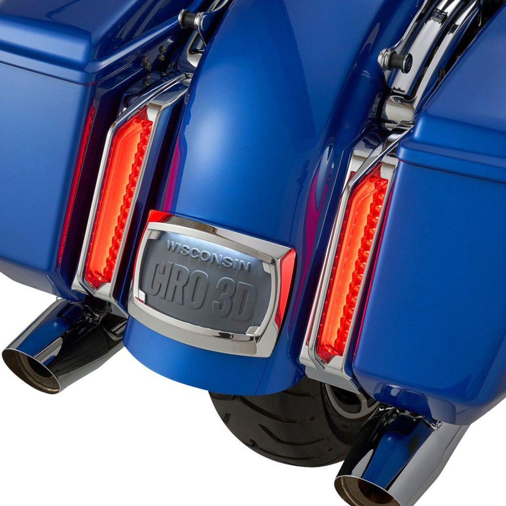 Ciro Filler Panel Tail Lights For Harley Davidson FLHX 1923 ABS 2024-2026 Smoke