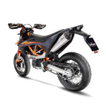 LeoVince LV One Evo Stainless Steel Silencer For KTM Enduro 690 R ABS 2021-2024 Left
