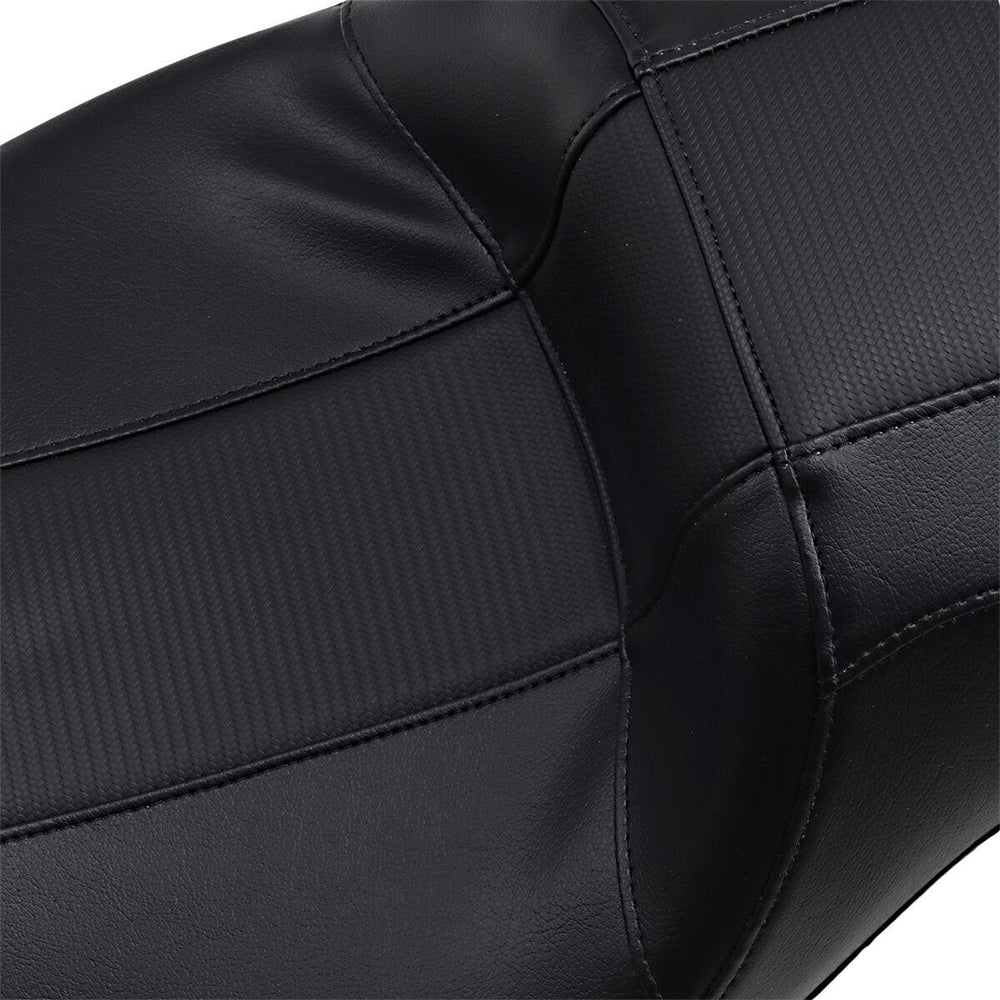 LE Pera Outcast Daddy Long Legs 2-Up Seat For Harley Davidson FLH 1868 ABS 2021 Carbon Fiber - Black
