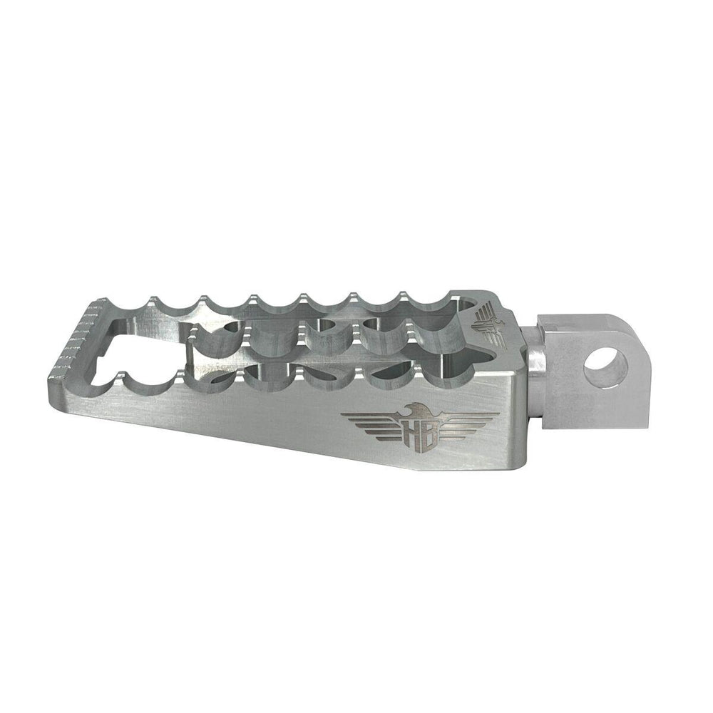 Heinz Bikes Foot Pegs For Harley Davidson FLD1690 2012-2013 Front or Rear - Silver