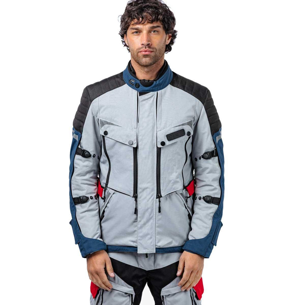 Spada Vanguard Waterproof Motorcycle Jacket - Racing Grey