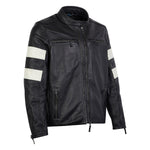 Spada Hanzo CE Leather Jacket Black Ivory
