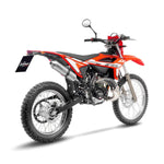LeoVince X-Fight Stainless Steel Silencer For Beta RR 50 2023-2024