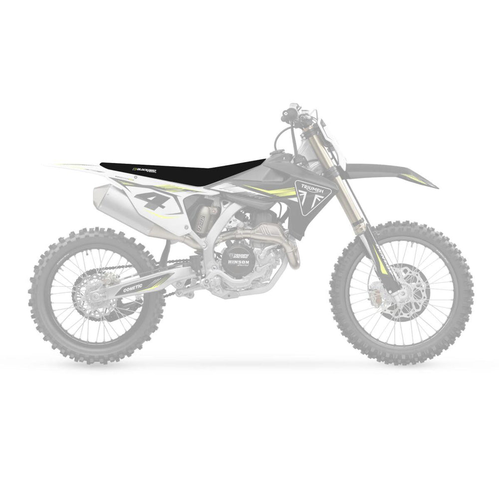Blackbird Zebra Seat Cover For Triumph TF250C 2026 - Black