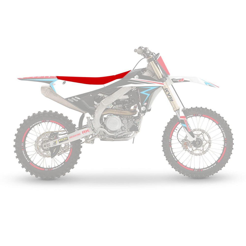 Blackbird Pyramid Seat Cover For Fantic XXF 250 2025-2026 - Red