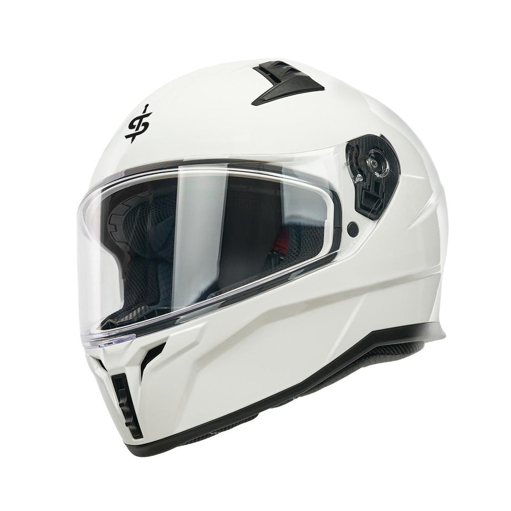 Spada Raiden 3 Full Face Motorcycle Helmet - White