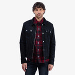 Spada Tura Trucker Men's Motorcycle Jacket - Solid Black